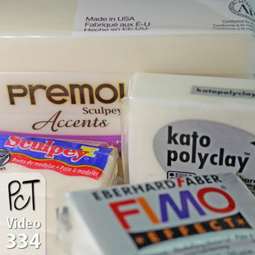 Translucent Clay Premo vs Kato, Fimo, Sculpey III Vid-334