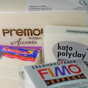 Translucent Clay Premo vs Kato, Fimo, Sculpey III Vid-334