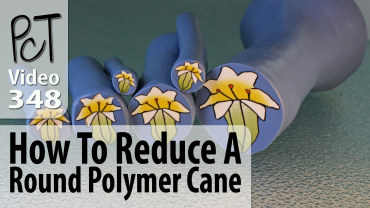 How To Reduce A Round Polymer Cane Vid-348