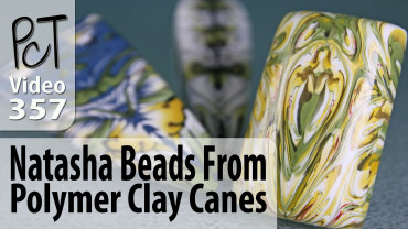 Natasha Beads From Polymer Clay Canes Vid-357