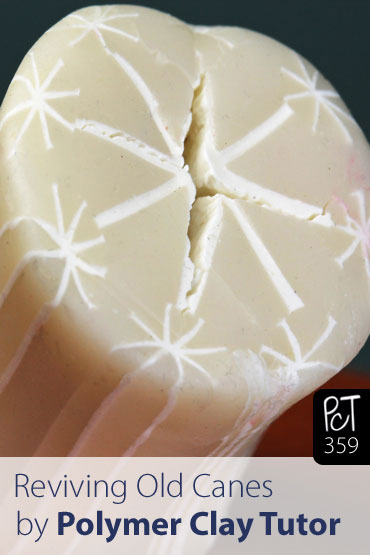 How To Revive Old Polymer Clay Canes Vid-359