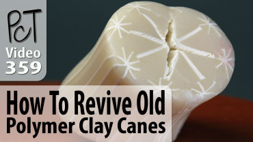 How To Revive Old Polymer Clay Canes Vid-359