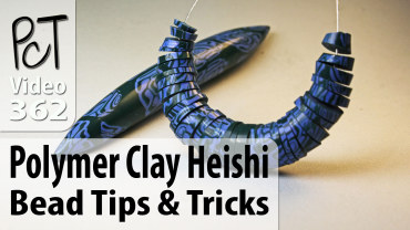 Polymer Clay Heishi Bead Tips & Tricks Vid-362