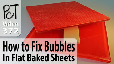 How To Fix Bubbles In Flat Baked Sheets Vid-372