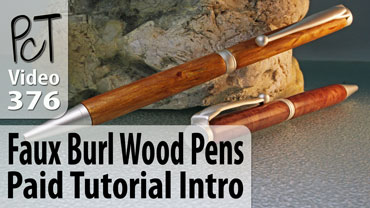 Faux Burl Wood Pens Vol-60 Vid-376