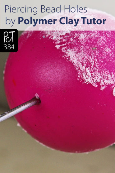 Piercing Holes In Polymer Clay Beads Vid-384