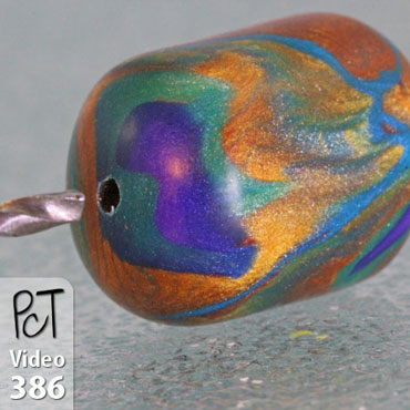 Drilling Holes In Polymer Clay Beads Vid-386