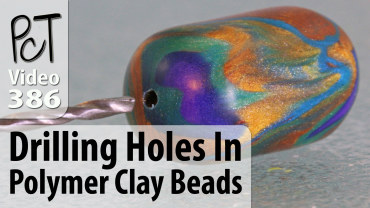 Drilling Holes In Polymer Clay Beads Vid-386
