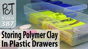 Storing Polymer Clay In Plastic Drawers Vid-387