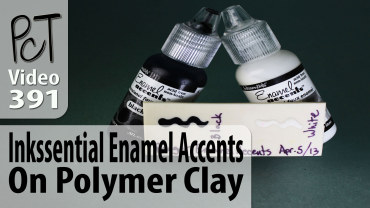 Inkssential Enamel Accents On Polymer Clay Vid-391