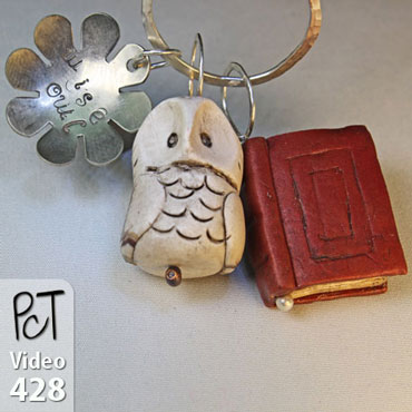 Owl Charm Necklace Vol-64- Vid-428