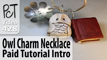 Owl Charm Necklace Vol-64- Vid-428