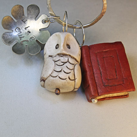 Owl Charm Necklace Vol-64- Vid-428