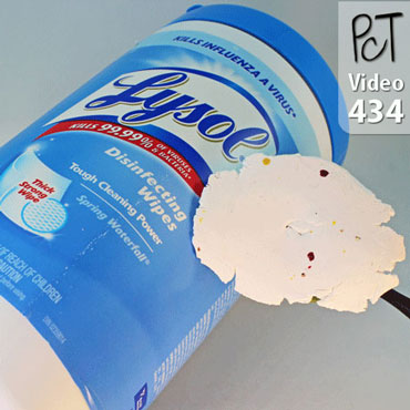 Cleaning Pasta Machines Tip 1 Baby Wipes Vid-434