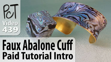 Faux Abalone Cuff Vol-65 Vid-439