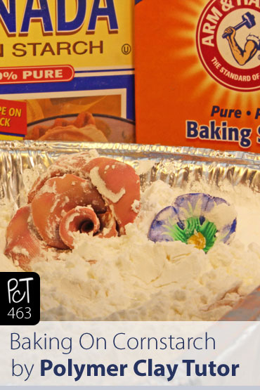 Baking Polymer On A Bed of Cornstarch Vid-463