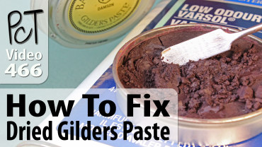 How To Fix Dried Gilders Paste Vid-466