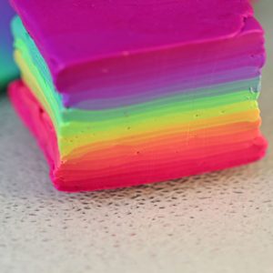 Skinner Blend Plug Square Rainbow Cane Vid-475