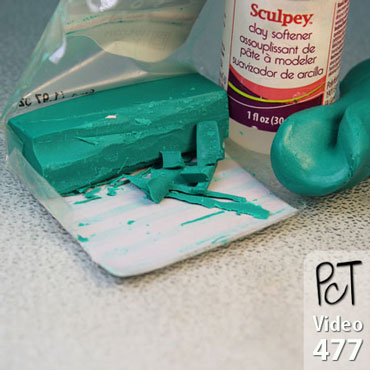 Hard Clay Conditioning Tip 2 Adding Oil Vid-477