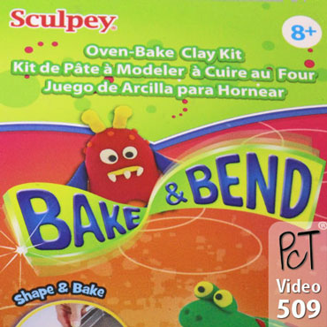 Sculpey Bake & Bend Polymer Clay Review Vid-509