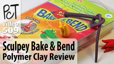 Sculpey Bake & Bend Polymer Clay Review Vid-509