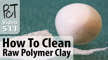 How To Clean Raw Polymer Clay Vid-511
