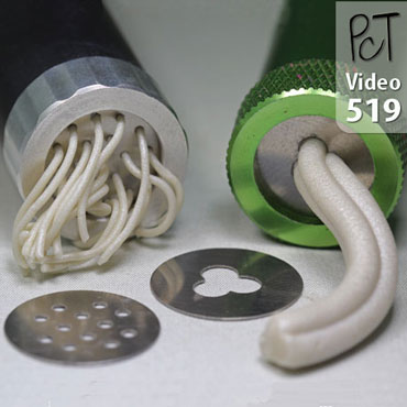 Polymer Clay Extruders Makins vs. Walnut Hollow Vid-519