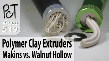 Polymer Clay Extruders Makins vs. Walnut Hollow Vid-519