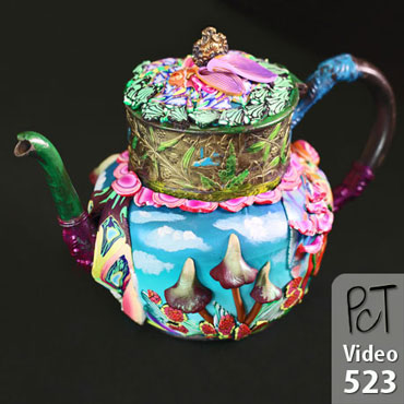 Polymer Teapots By Claudia Rubinstein Vid-523