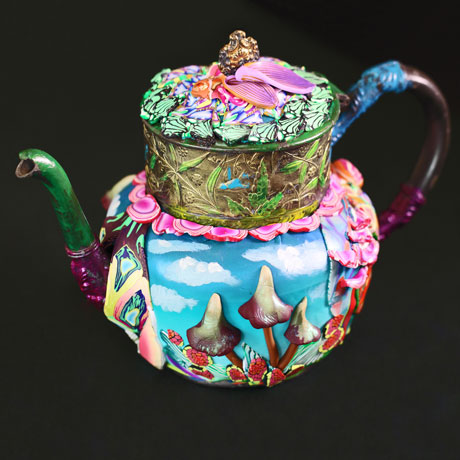 Polymer Teapots By Claudia Rubinstein Vid-523