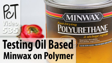 Testing Oil Based Minwax On Polymer Vid-535