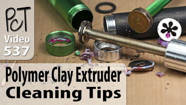 Polymer Clay Extruder Cleaning Tips Vid-537