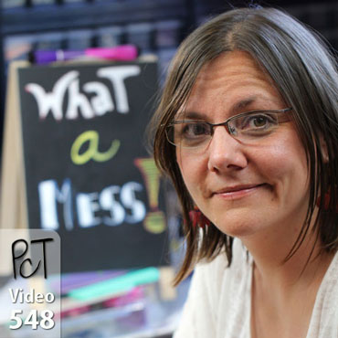 My Messy Studio Behind The Scenes Vid-548