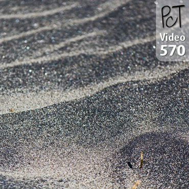 Mixing Black Sand With Polymer Clay Vid-570