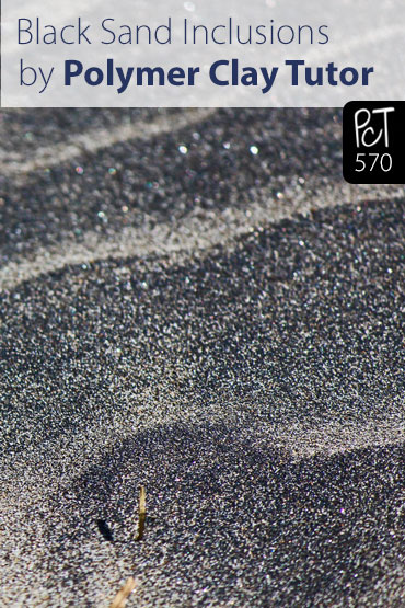 Mixing Black Sand With Polymer Clay Vid-570