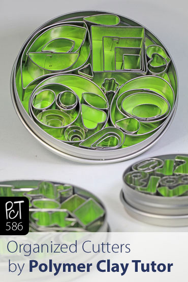 Organizing Polymer Clay Cutters Vid-586
