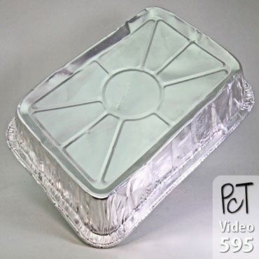 How To Bake With A Foil Pan Lid Vid-595