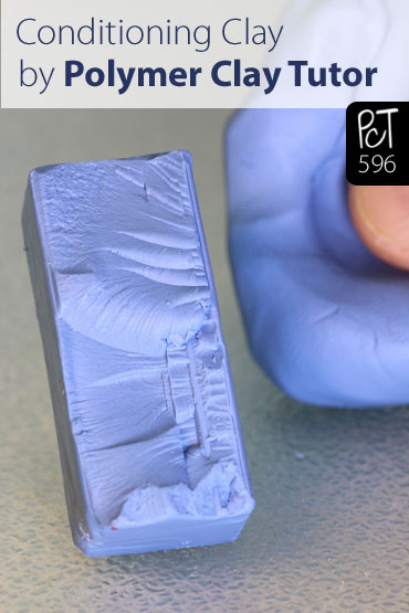 Conditioning Polymer Clay by Hand Vid-596