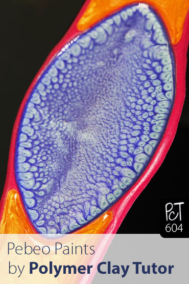 Pebeo Fantasy Paints On Polymer Clay Vid-604