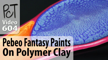 Pebeo Fantasy Paints On Polymer Clay Vid-604
