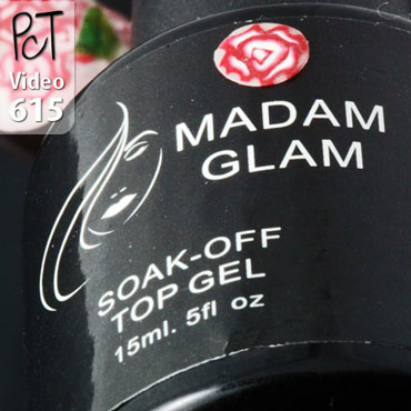 Madam Glam UV Gel Polish on Polymer Vid-615