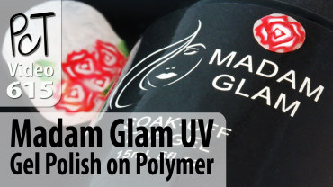 Madam Glam UV Gel Polish on Polymer Vid-615