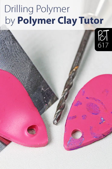 Drilling Polymer Clay Raw vs Baked Vid-617