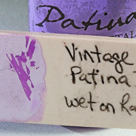 Testing Vintaj Ink On Polymer Clay Vid-618