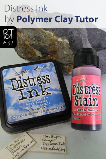 Distress Ink And Stain On Polymer Vid-632