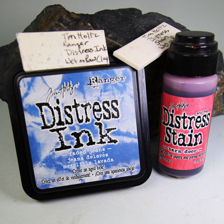 Distress Ink And Stain On Polymer Vid-632