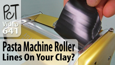 Pasta Machine Roller Lines On Your Clay? Vid-641
