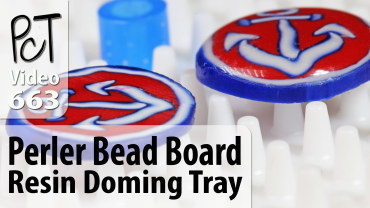 Perler Bead Board Resin Doming Tray Vid-663