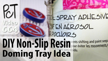 DIY Non-Slip Resin Doming Tray Idea Vid-664