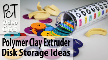Polymer Clay Extruder Disk Storage Ideas Vid-665